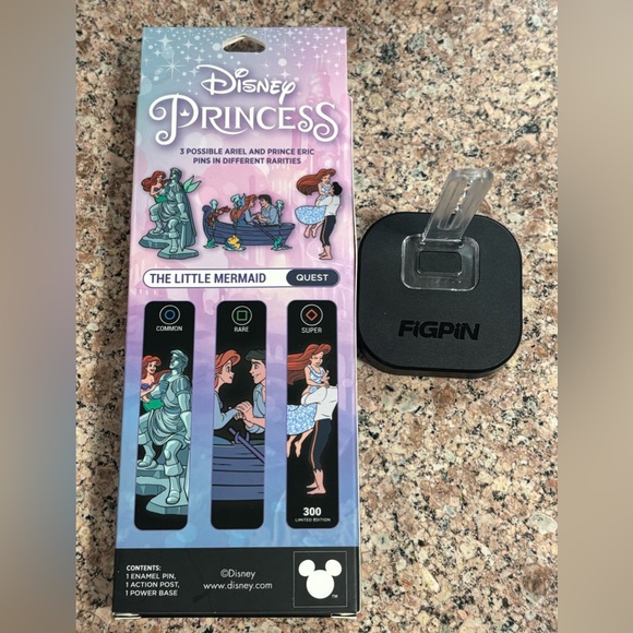 Ariel and Prince Eric Statue Common Limited Edition (LE) 2000 pin - Picture 4 of 4